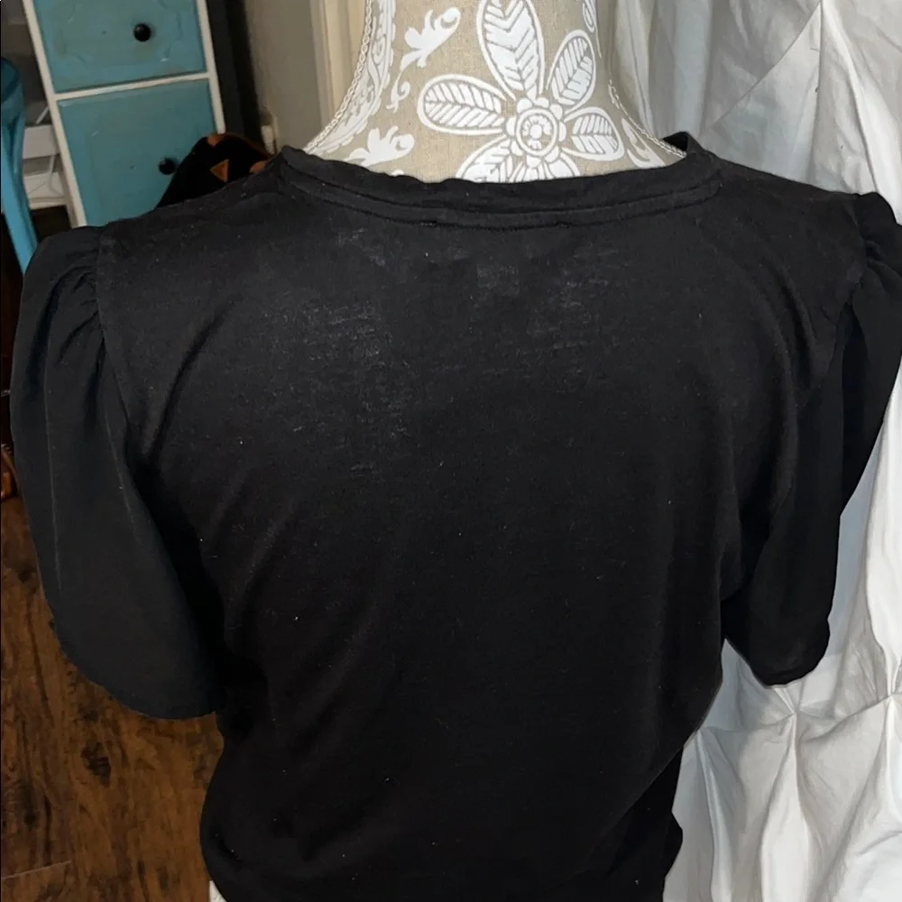 Michael Kors Black Crew Neck Tee - Picture 8 of 10